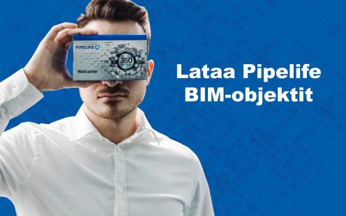 Pipelife tarjoaa suunnittelijoiden käyttöön laajenevan kirjaston Building Information Modeling (BIM) suunnitteluobjekteja.